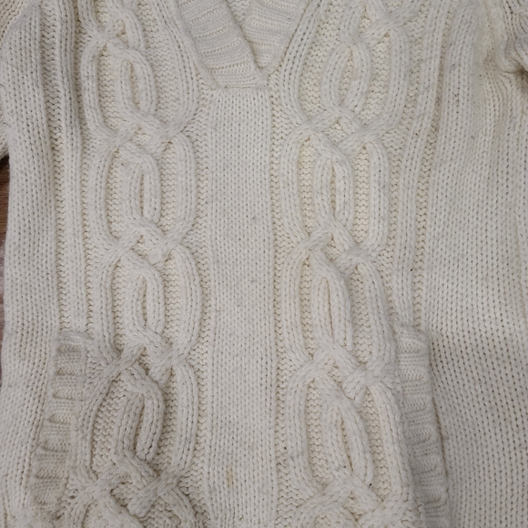 Bluenotes semi cowl neck white sweater (xs) - Picture 3 of 5